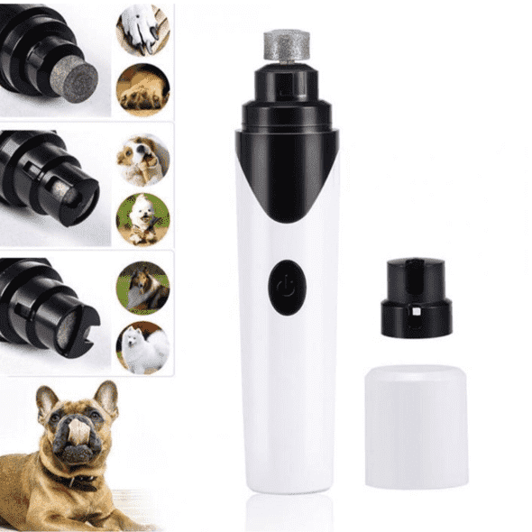 Aparador Lixa de Unha Elétrica de Cães e Gatos - Recarregável